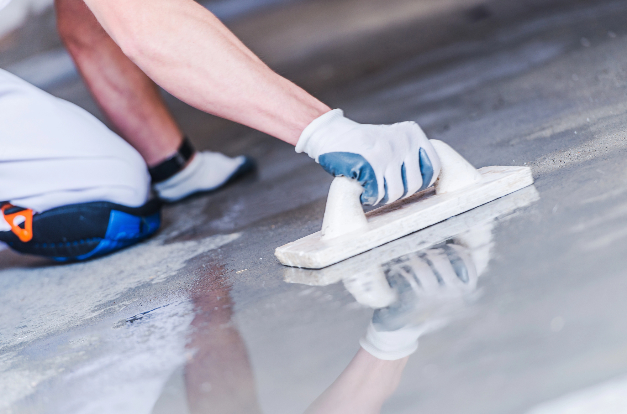 Concrete surface leveling