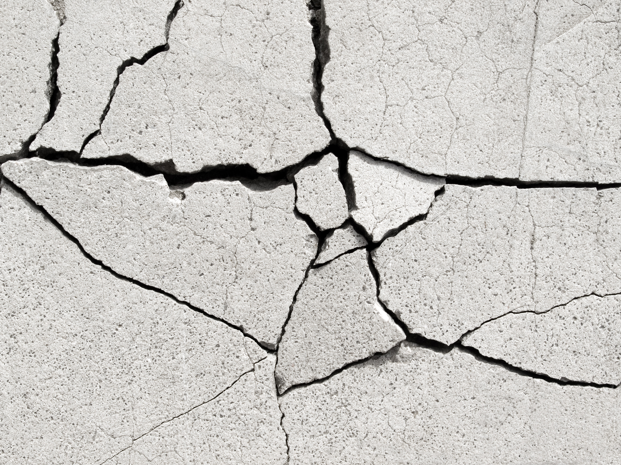 Cracked Concrete surface